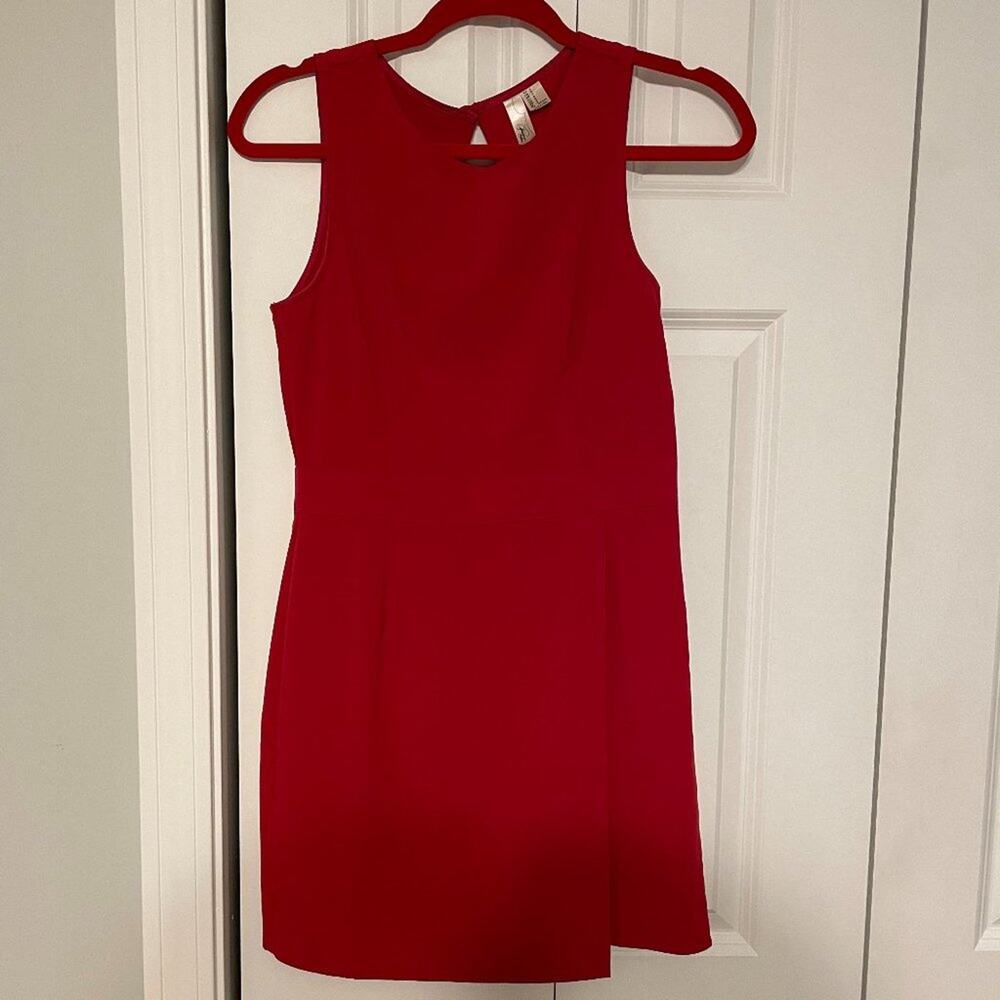 Forever 21 Red Dress with Open Back Size Small